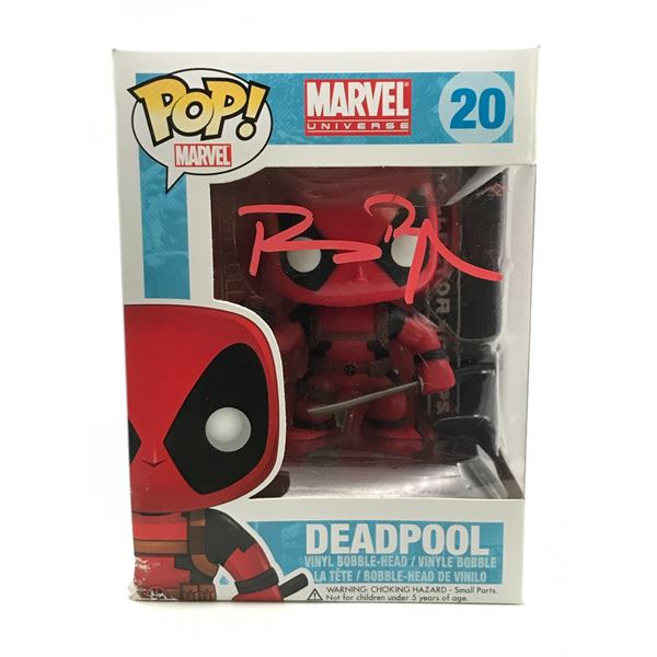 RYAN REYNOLDS SIGNED DEADPOOL FUNKO POP - KB COA