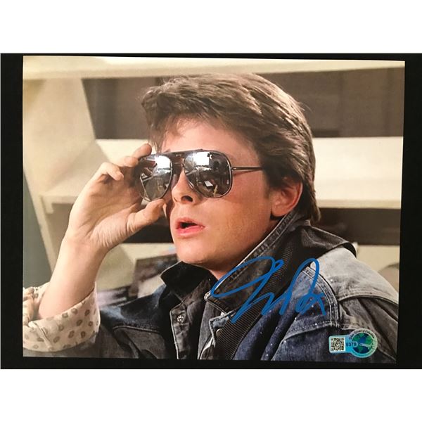 Michael J FOX BACK TO THE FUTURE SIGNED 8X10 - WWOC COA