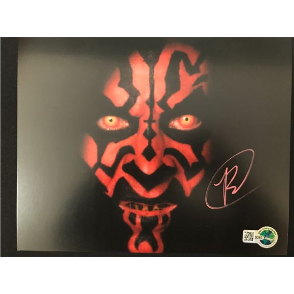 RAY PARK SIGNED DARTH MAUL 8X10 - WWOC COA