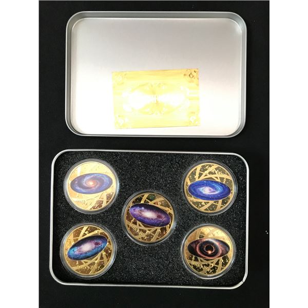COMMEMORATIVE BOX OF 5 Milky Way COINS
