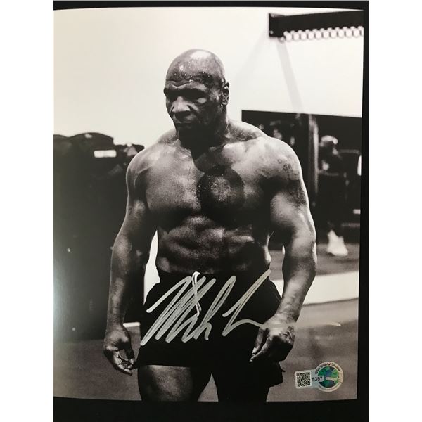 Mike Tyson SIGNED 8X10 - WWOC COA