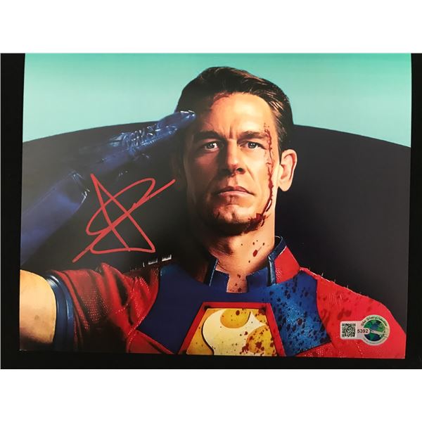 John Cena SIGNED PEACEMAKER 8X10 - WWOC COA