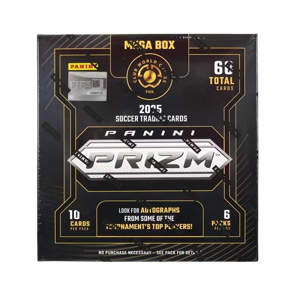 2025 PANINI SOCCER SEALED MEGA BOX