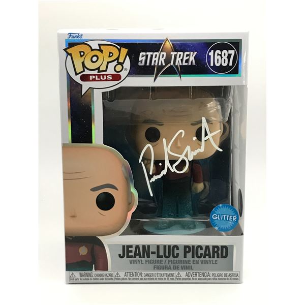 PATRICK STEWART SIGNED JEAN LUC PICARD FUNKO POP - KB COA