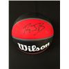Image 1 : RJ BARRETT SIGNED TORONTO RAPTORS BASKETBALL (ACE COA)