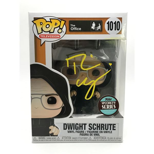 RAIN WILSON SIGNED DWIGHT SCHRUTE OFFICE FUNKO POP - KB COA