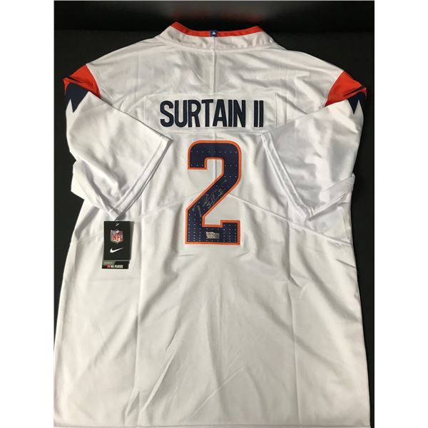PATRICK SURTAIN II SIGNED DENVER BRONCOS FOOTBALL JERSEY - ACE COA