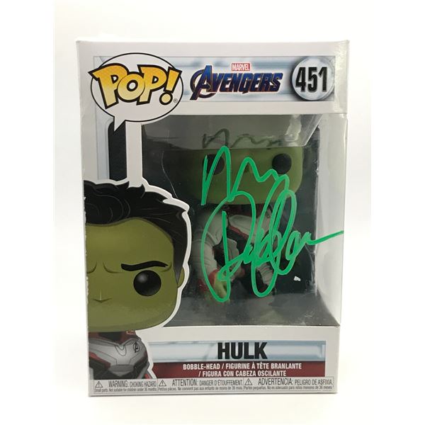 MARK RUFFALO SIGNED HULK FUNKO POP - KB COA