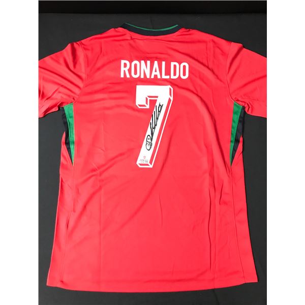 CHRSTIANO RONALDO SIGNED SOCCER JERSEY - ACE COA