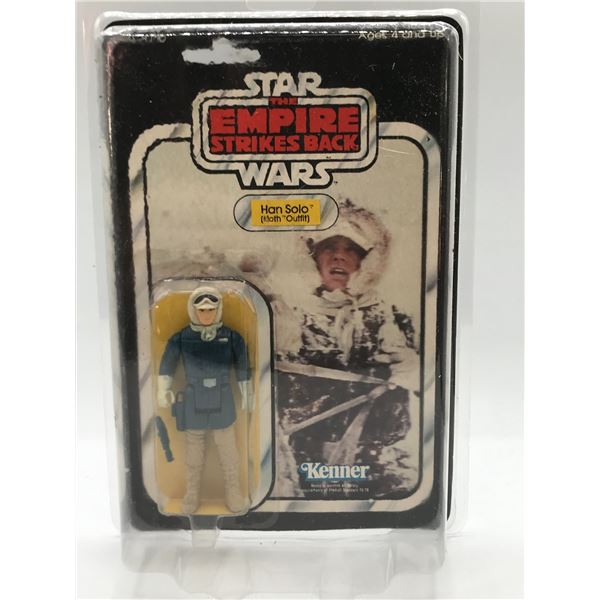 1980 KENNER Star Wars  Han Solo (HOTH OUTFIT) ACTION FIGURE IN ORIGINAL PACKAGING