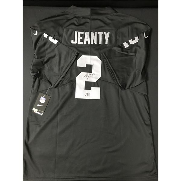 ASHTON JEANTY SIGNED Las Vegas RAIDERS FOOTBALL JERSEY - ACE COA