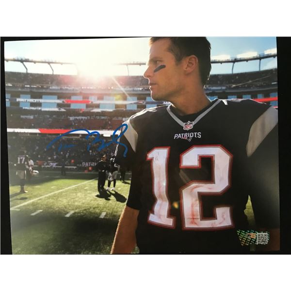 TOM BRADY SIGNED 8X10 - ACE COA
