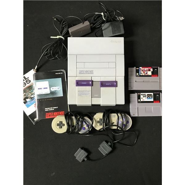 COMPLETE WORKING SUPER NINTENDO ENTERTAINMENT SYSTEM WITH GAMES