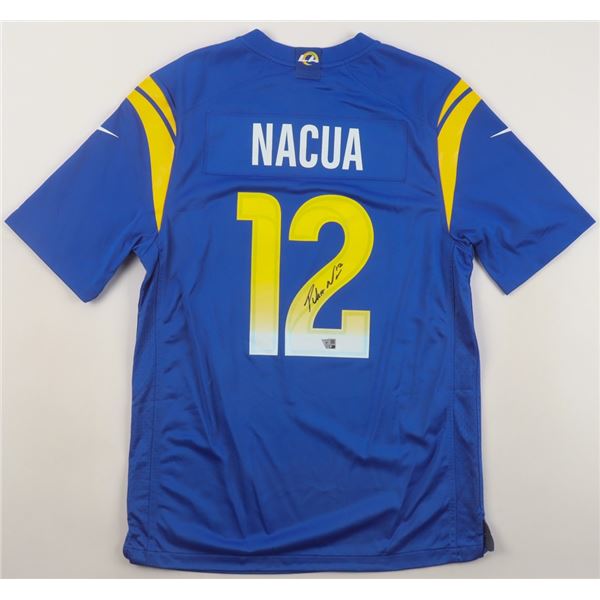 PUK NACUA SIGNED Los Angeles RAMS JERSEY - FANATICS COA