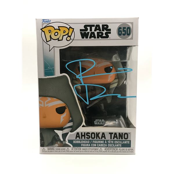 ROSARIO DAWSON SIGNED AHSOKA TANO STAR WARS FUNKO POP - KB COA