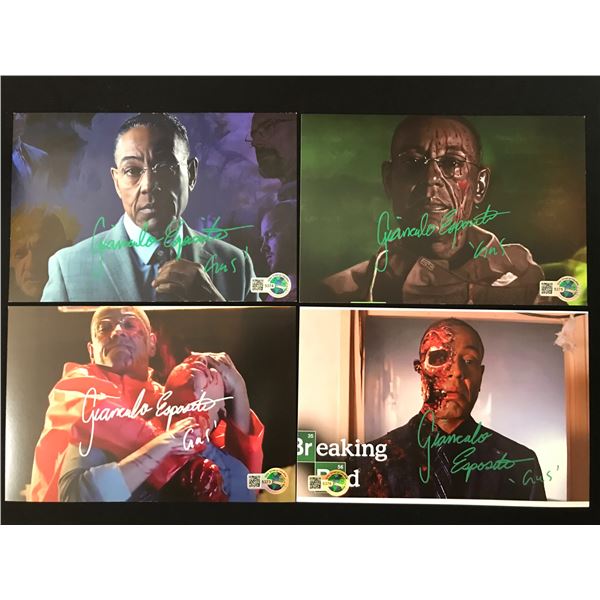 LOT OF 4 GIANCARLO ESPOTISO SIGNED 6 X 8'S - WWOC COA