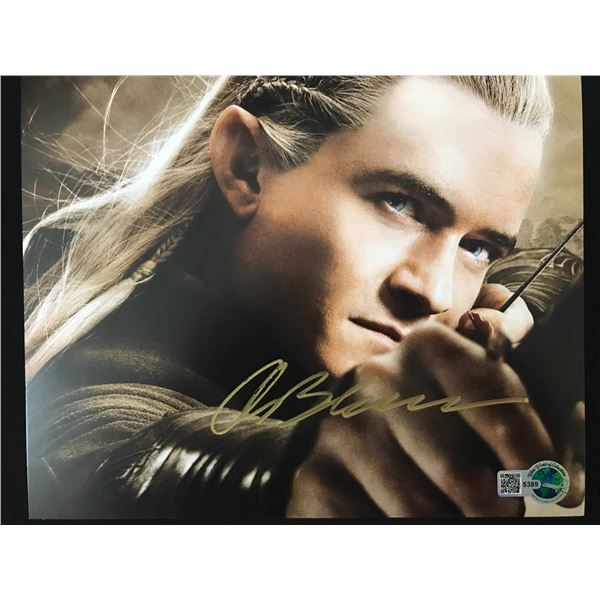 ORLANDO BLOOM SIGNED LORD OF THE RINGS 8X10 - WWOC COA