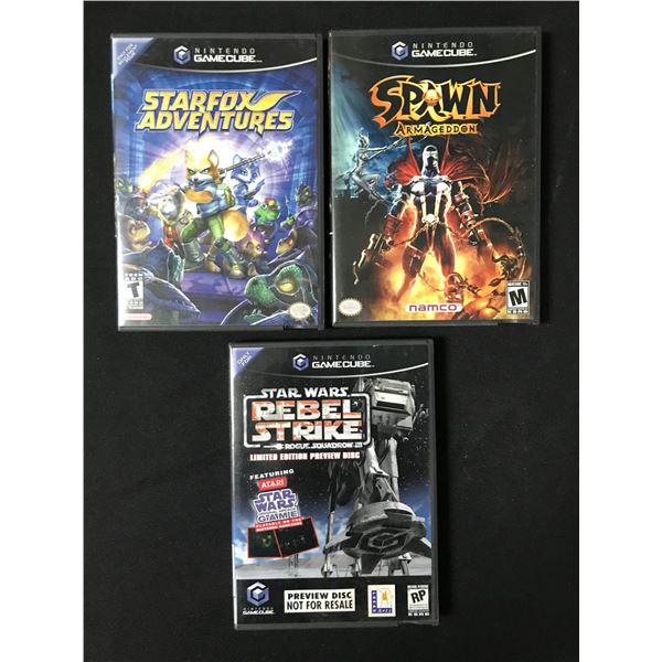 NINTENDO GAME CUBE VIDEO GAME LOT