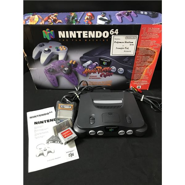 NINTENDO 64 WORKING CONSOLE WITH BOX