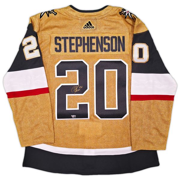 CHANDLER STEPHENSON SIGNED Las Vegas KNGHTS JERSEY - FANATICS COA