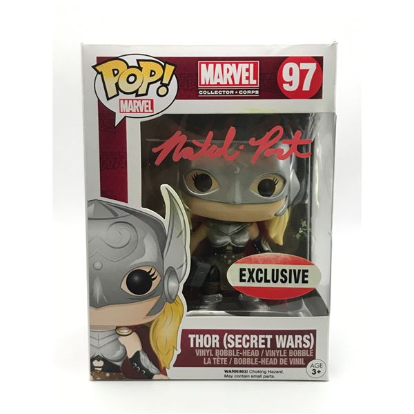 NATALIE PORTMAN SIGNED THOR FUNKO POP - KB COA