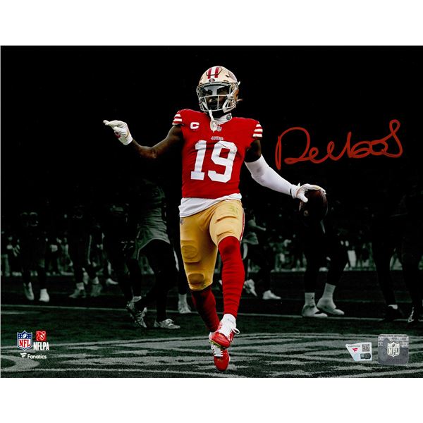 DEEBO SAMUEL SIGNED 8X10 - FANATICS COA