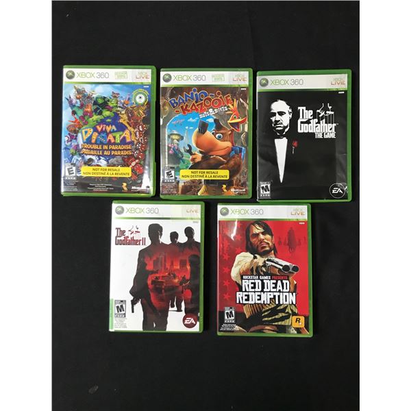 XBOX 360 VIDEO GAME LOT