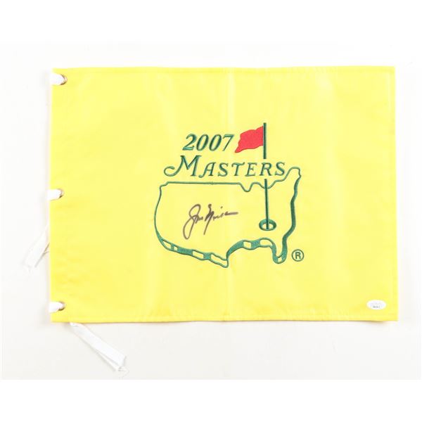 JACK NICKLAUS SIGNED GOLF PIN FLAG - JSA COA