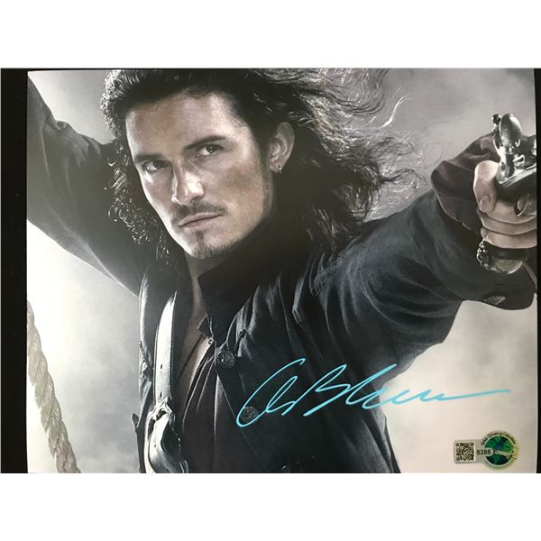 ORLANDO BLOOM PIRATES OF THE CARIBEEAN 8X10 - WWOC COA