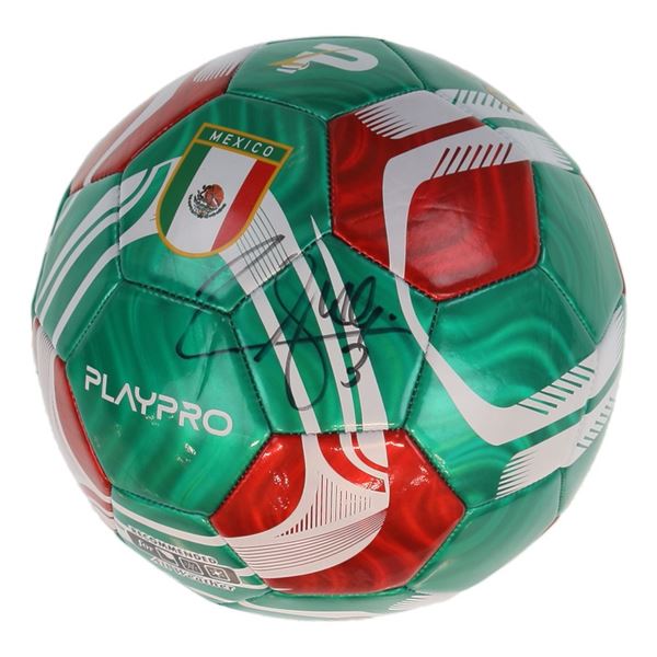 Carlos Salcido Signed Team Mexico Soccer Ball (Beckett)
