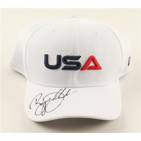 BRYSON DESCHAMBO SIGNED USA GOLF HAT (JSA COA)
