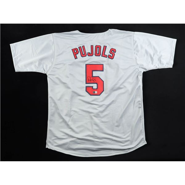 ALBERT PUJOIS SIGNED ST LOUIS CARDINLS JERSEY - BECKETT COA