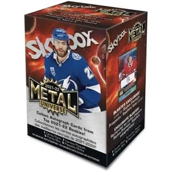 2021-22 UPPER DECK SKYBOX METAL UNIVERSE SEALED HOCKEY BOX