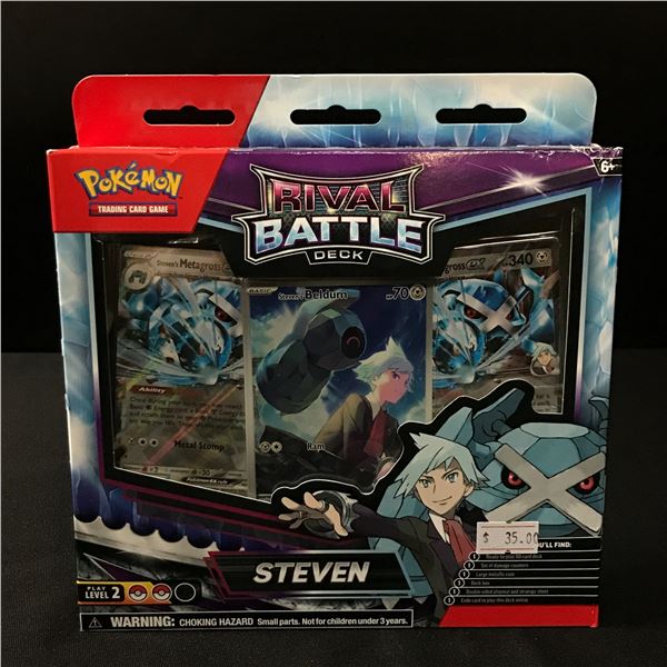 SEALED POKEMON TCG RIVAL BATTLE DECK STEVEN BOX