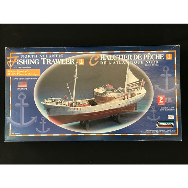 North Atlantic FISHING TRAWLER BY LINDBERG MODEL KIT IN ORIGINAL PACKAGING