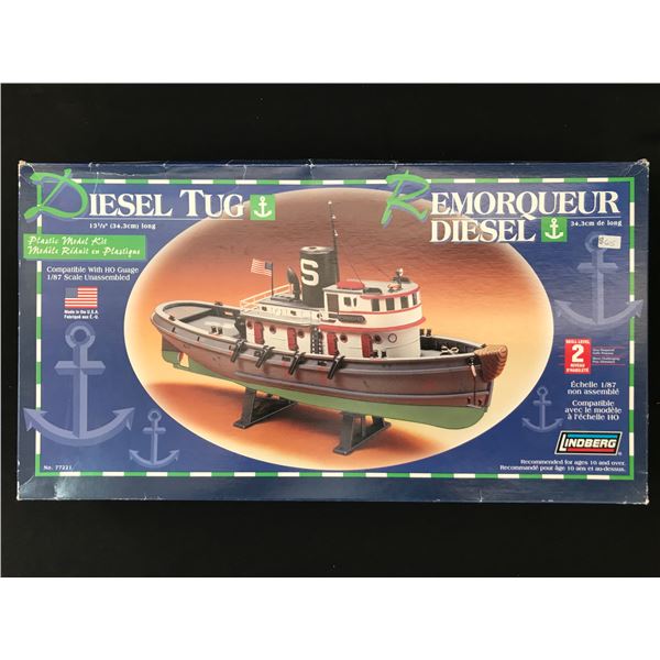 DIESEL TUG BY LINDBERG MODEL KIT IN ORIGINAL PACKAGING