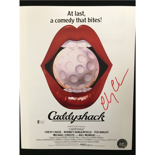 Chevy Chase SIGNED CADDYSHACK 8X10 - KB COA