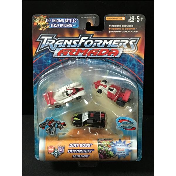 TRANSFORMERS ARMADA DIRT BOSS ACTION FIGURE IN ORIGINAL PACKAGING