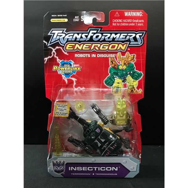 TRANSFORMERS ENERGON INSECTICON ACTION FIGURE IN ORIGINAL PACKAGING