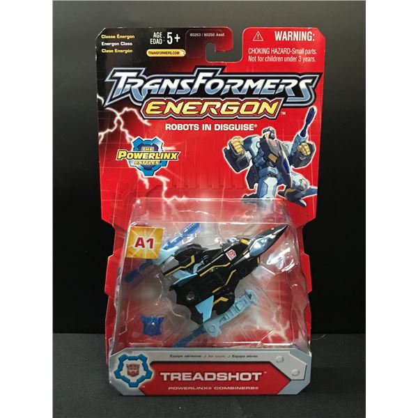 TRANSFORMERS ENERGON TREADSHOT ACTION FIGURE IN ORIGINAL PACKAGING