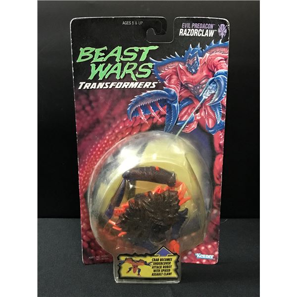 TRANSFORMERS BEAST WARS RAZORCLAW ACTION FIGURE IN ORIGINAL PACKAGING