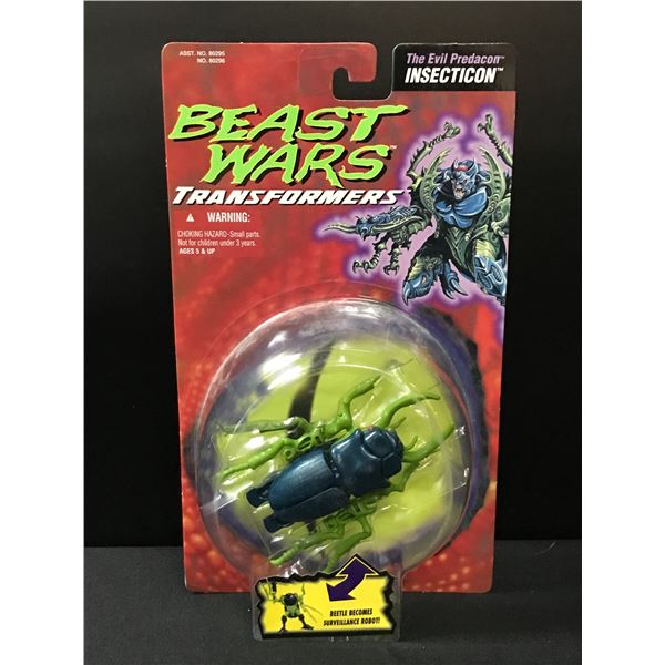 TRANSFORMERS BEAST WARS INSECTICON ACTION FIGURE IN ORIGINAL PACKAGING