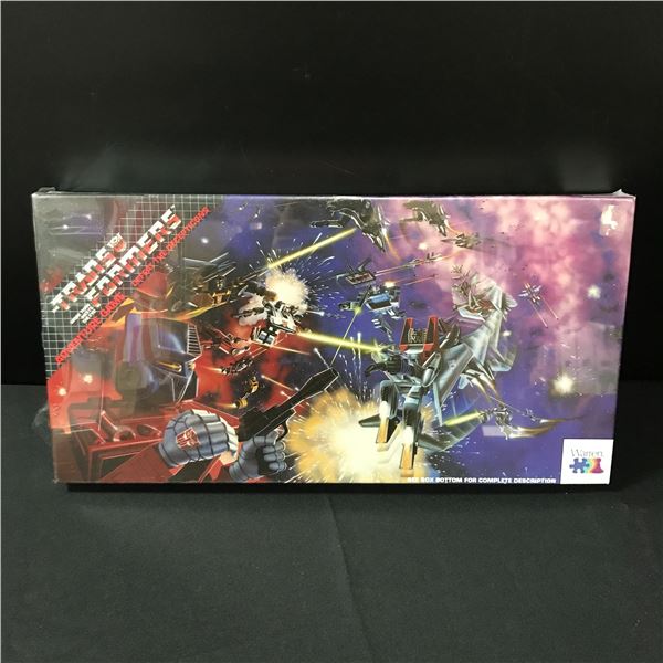 TRANSFORMERS ADVENTURE GAME - DEFEAT THE DECEPTICONS BOARD GAME IN ORIGINAL BOX