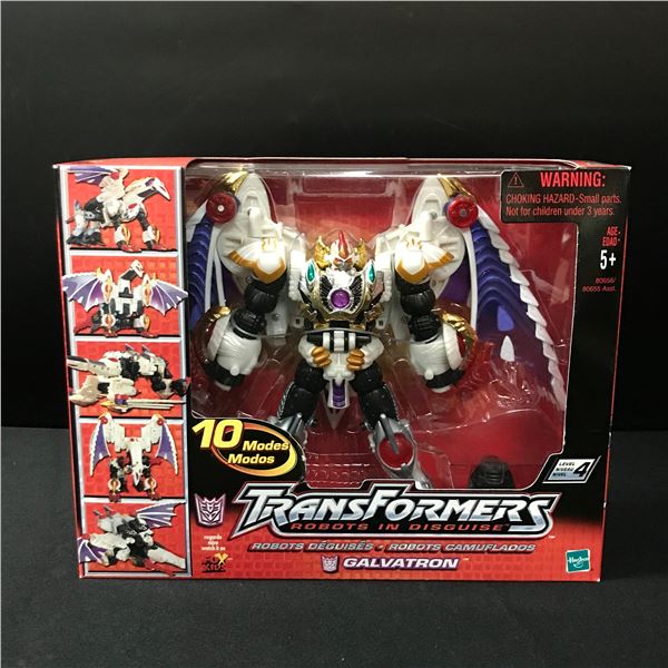 TRANSFORMERS ROBOTS IN DISGUISE GALVATRON ACTION FIGURE  IN ORIGINAL BOX