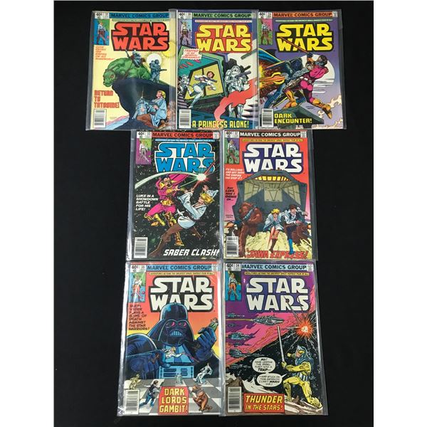 LOT OF 7 Star Wars COMICS - MARVEL COMICS
