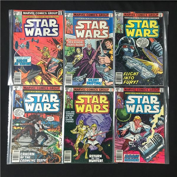 LOT O6 Star Wars COMICS #23-28 - MARVEL COMICS