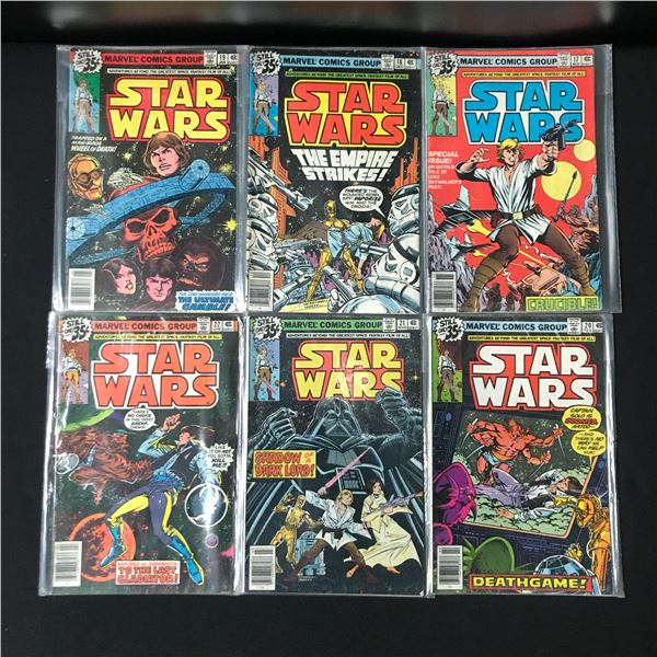LOT OF 6 Star Wars COMICS #17-22 COMICS - MARVEL COMICS