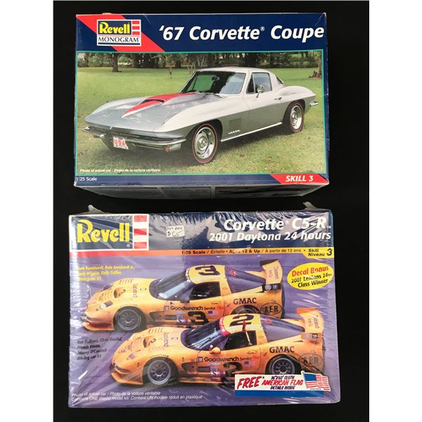 LOT OF 2 HOBBY CAR MODEL KITS IN ORIGINAL PACKAGING