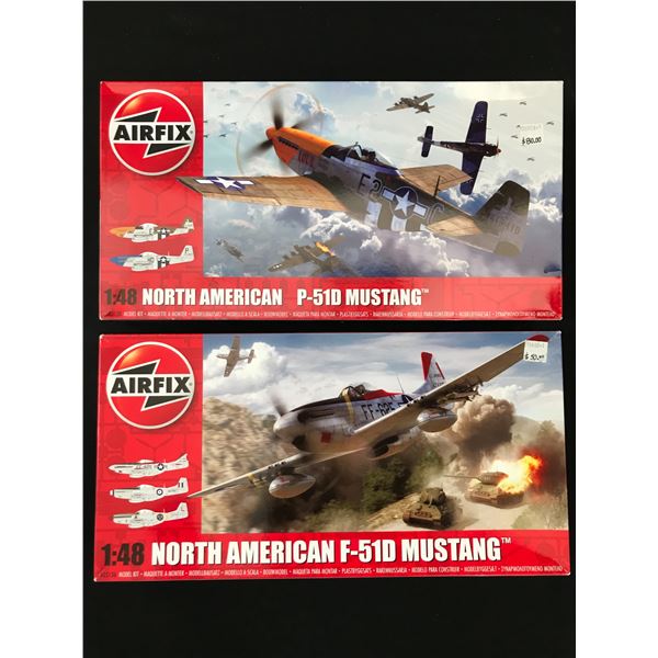 LOT OF 2 AIRFIX HOBBY MILITARY AIRCRAFT  MODEL KITS IN ORIGINAL PACKAGING