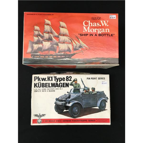 LOT OF 2 HOBBY MODEL KITS IN ORIGINAL PACKAGING